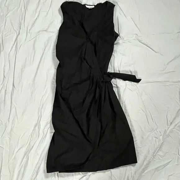 Ann Taylor Loft Black Wrap Dress Ann Taylor Loft Black Wrap Dress